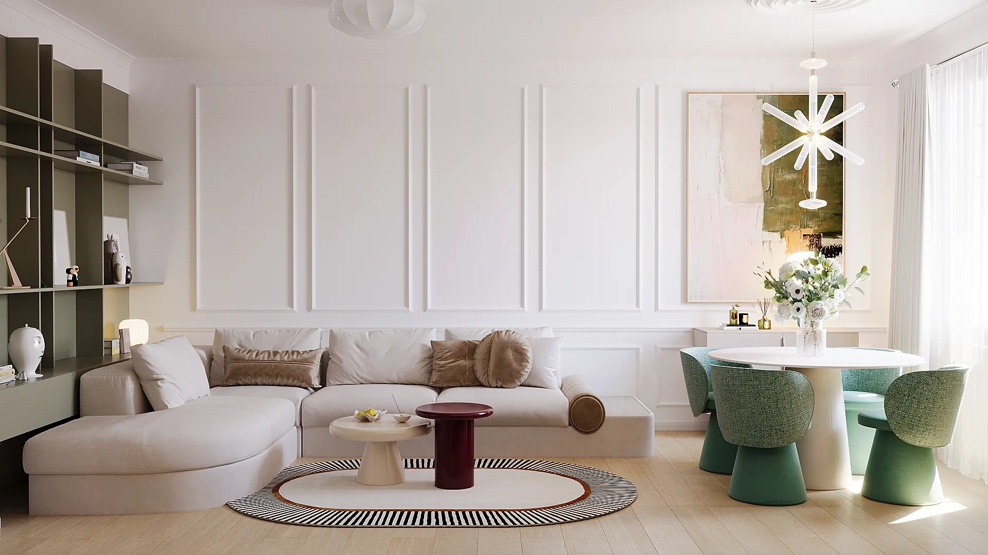 Interior design project by Alexandra Avram