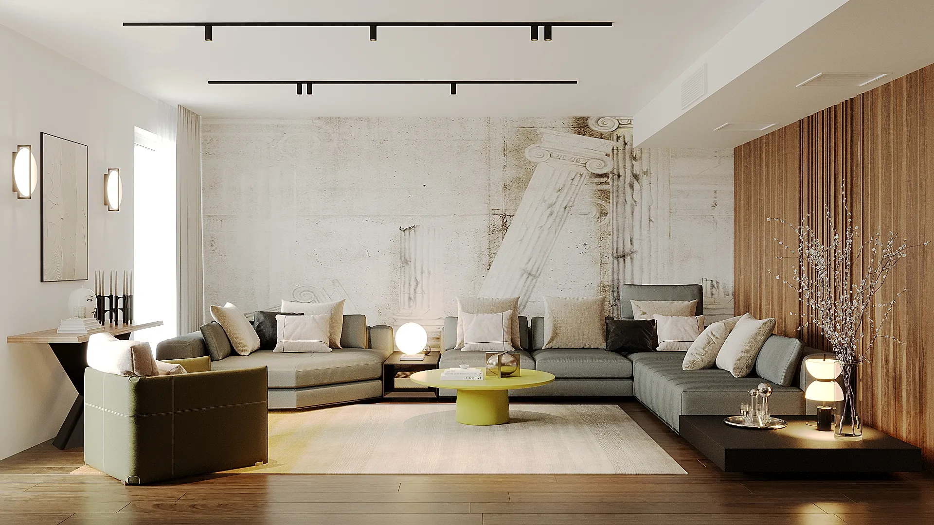Interior design project by Alexandra Avram