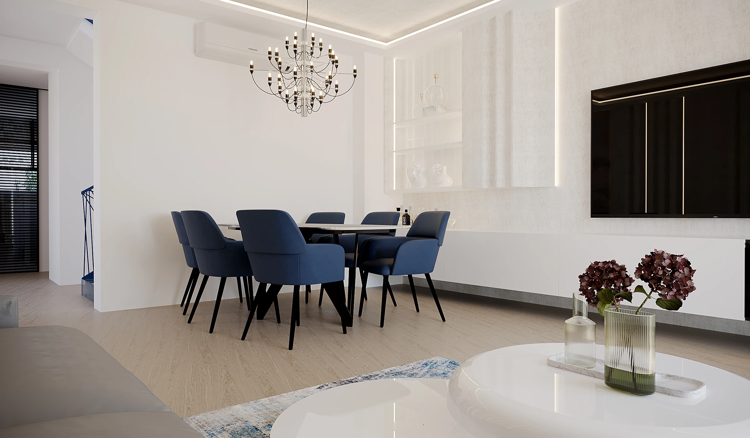 Mediterranean Blue House interior, view 3