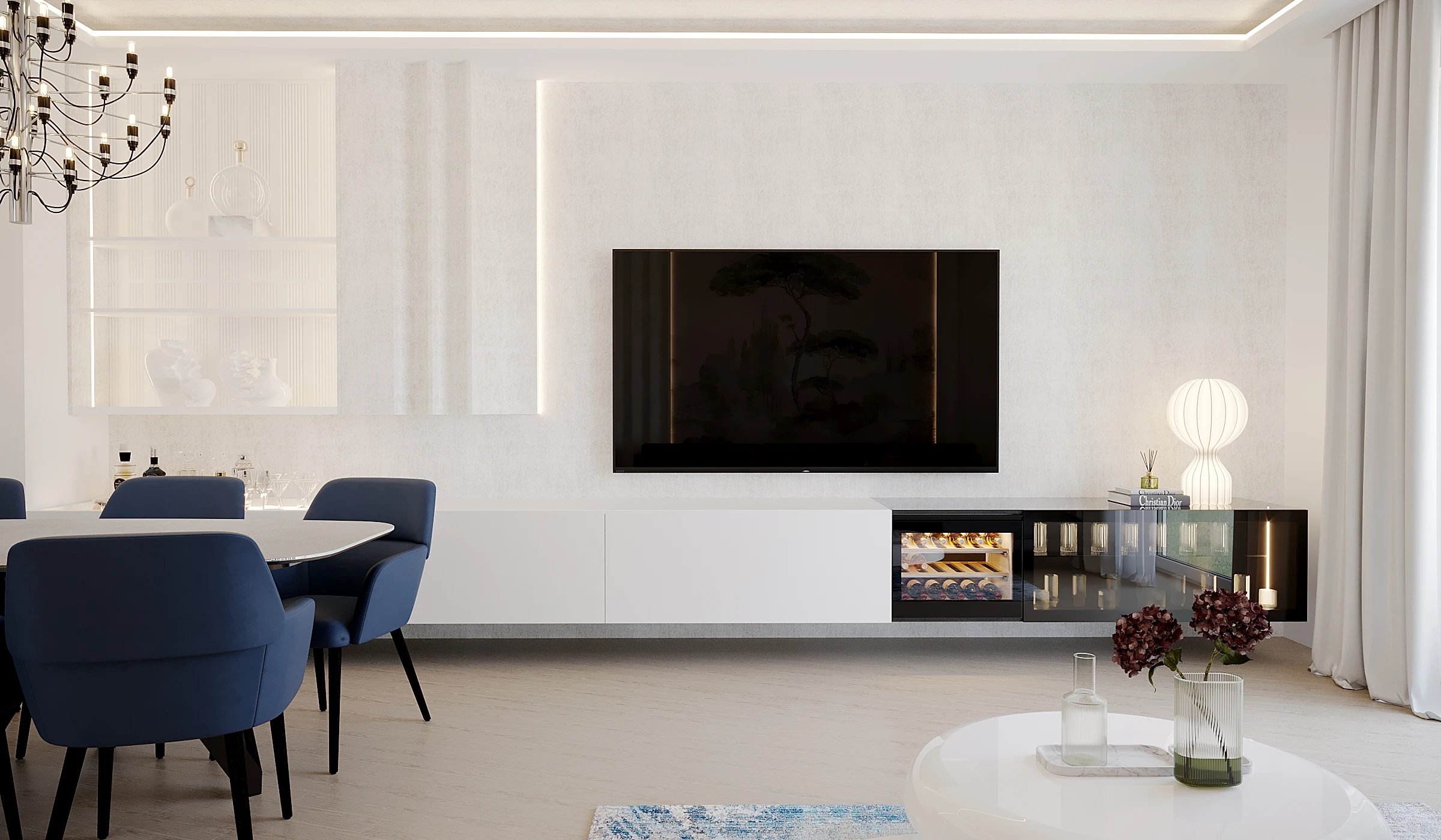 Mediterranean Blue House interior, view 4