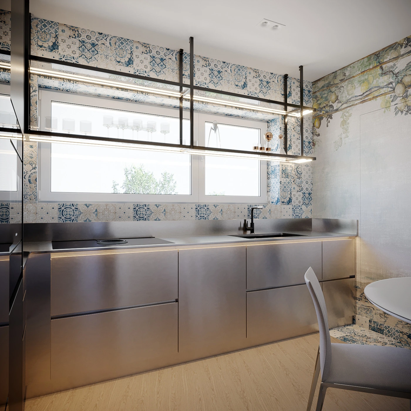 Mediterranean Blue House interior, view 6