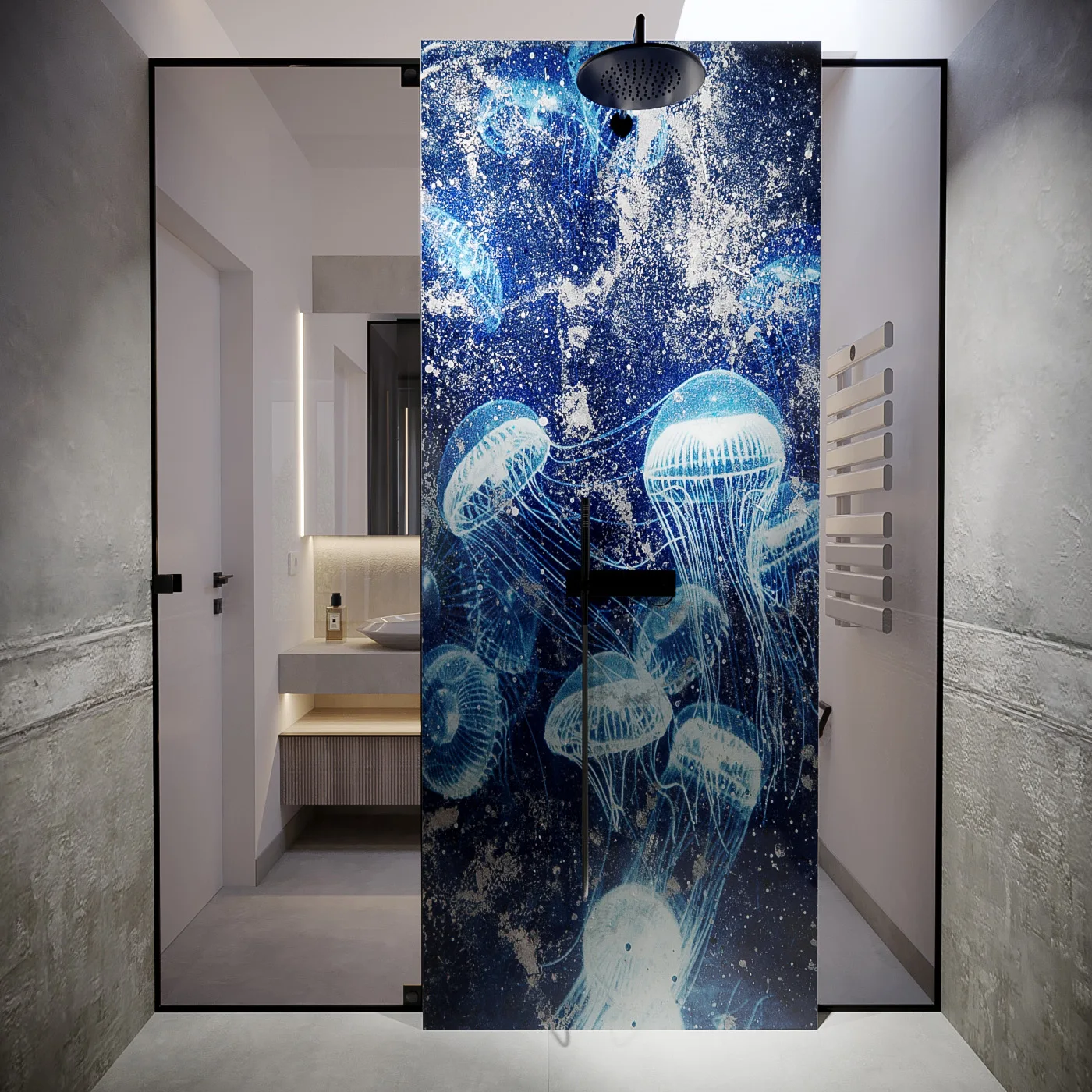 Mediterranean Blue House interior, view 12