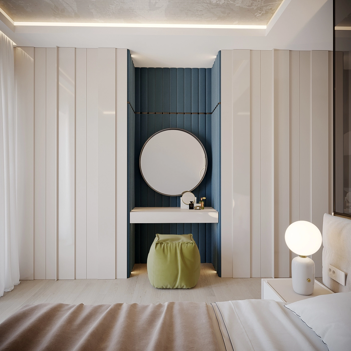Mediterranean Blue House interior, view 14