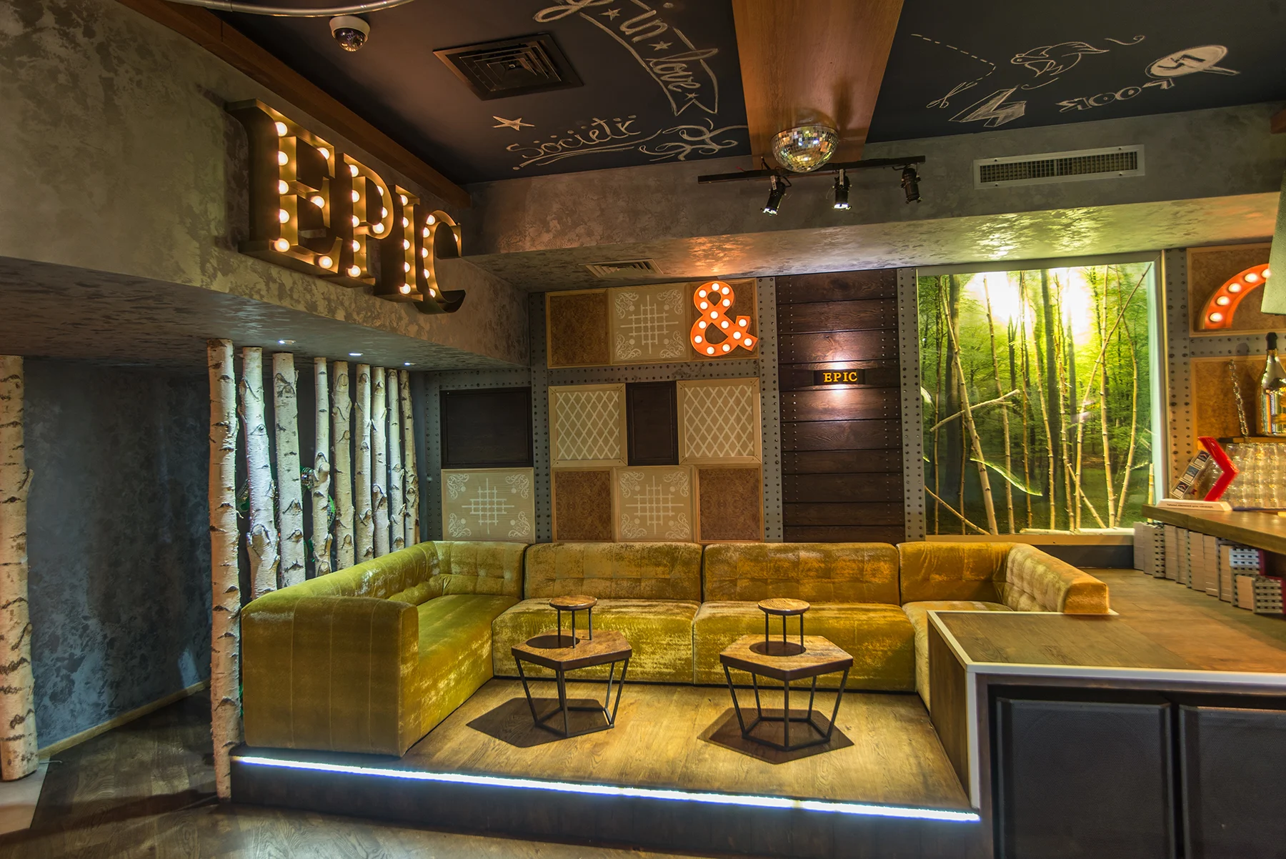 Epic Society interior, view 2
