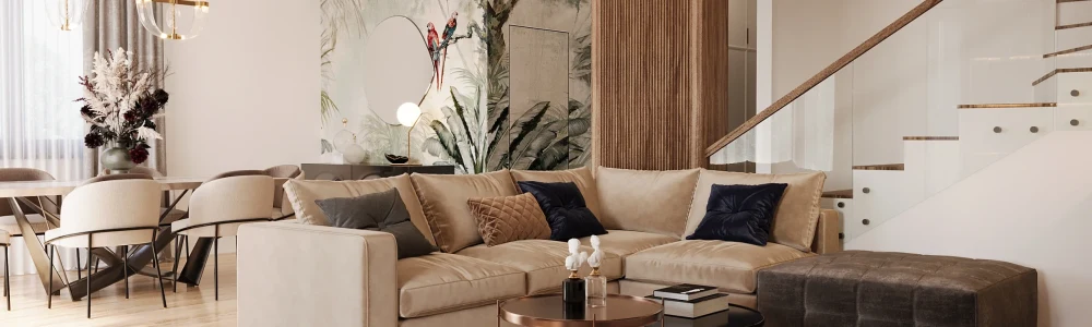 Golden Light House interior design