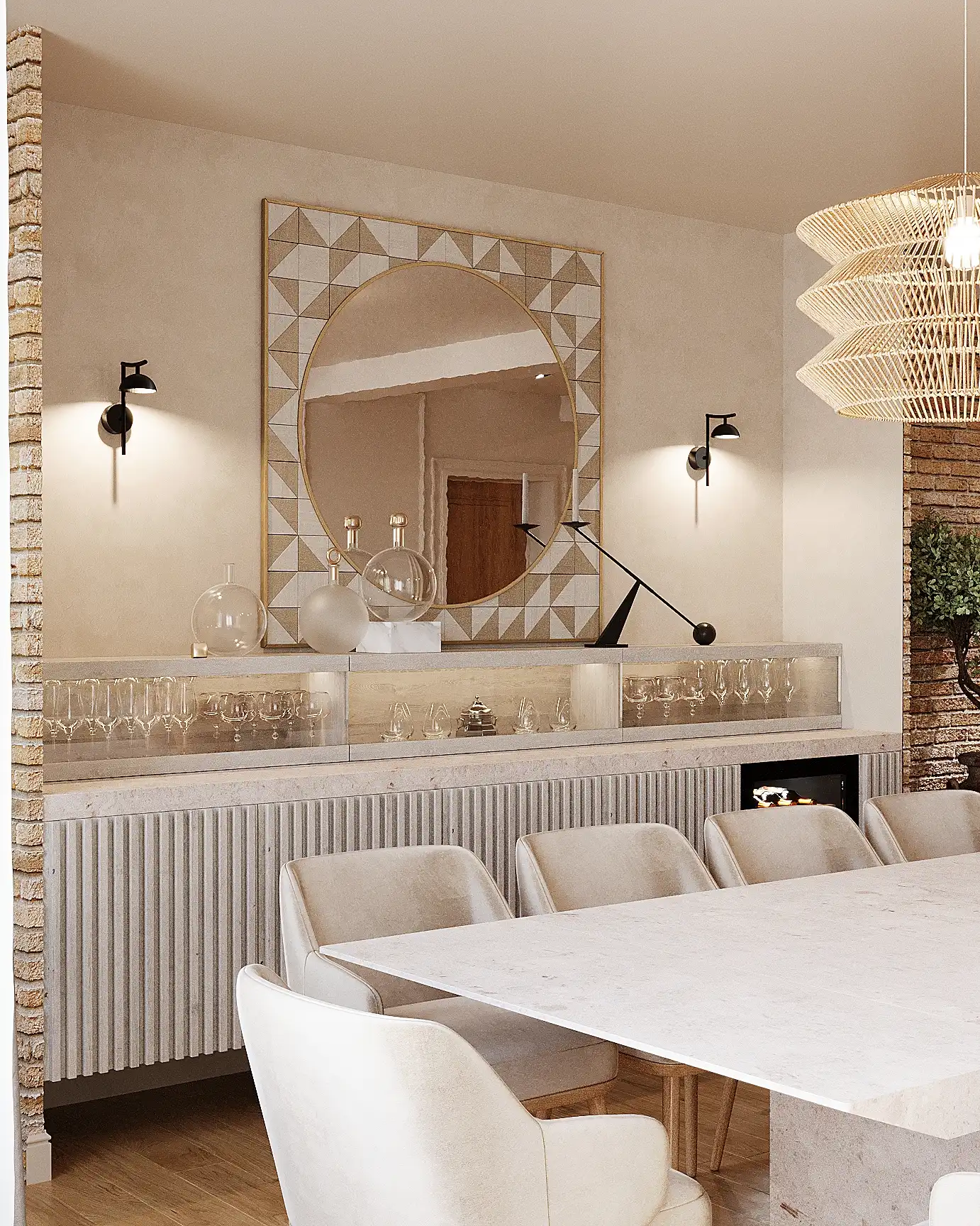 Honey Oak House interior, view 4
