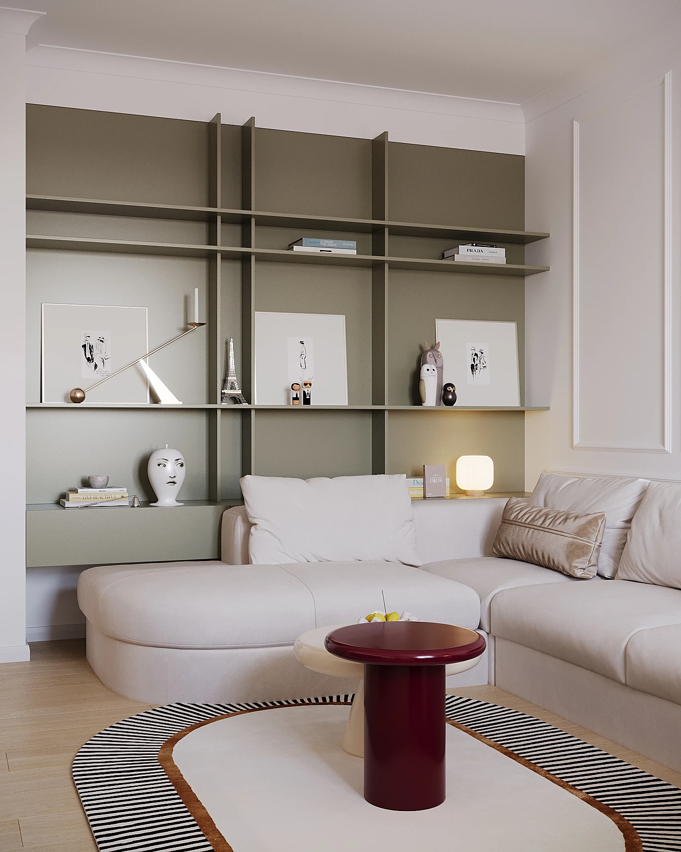 Les Fleurs Apartment interior, view 5