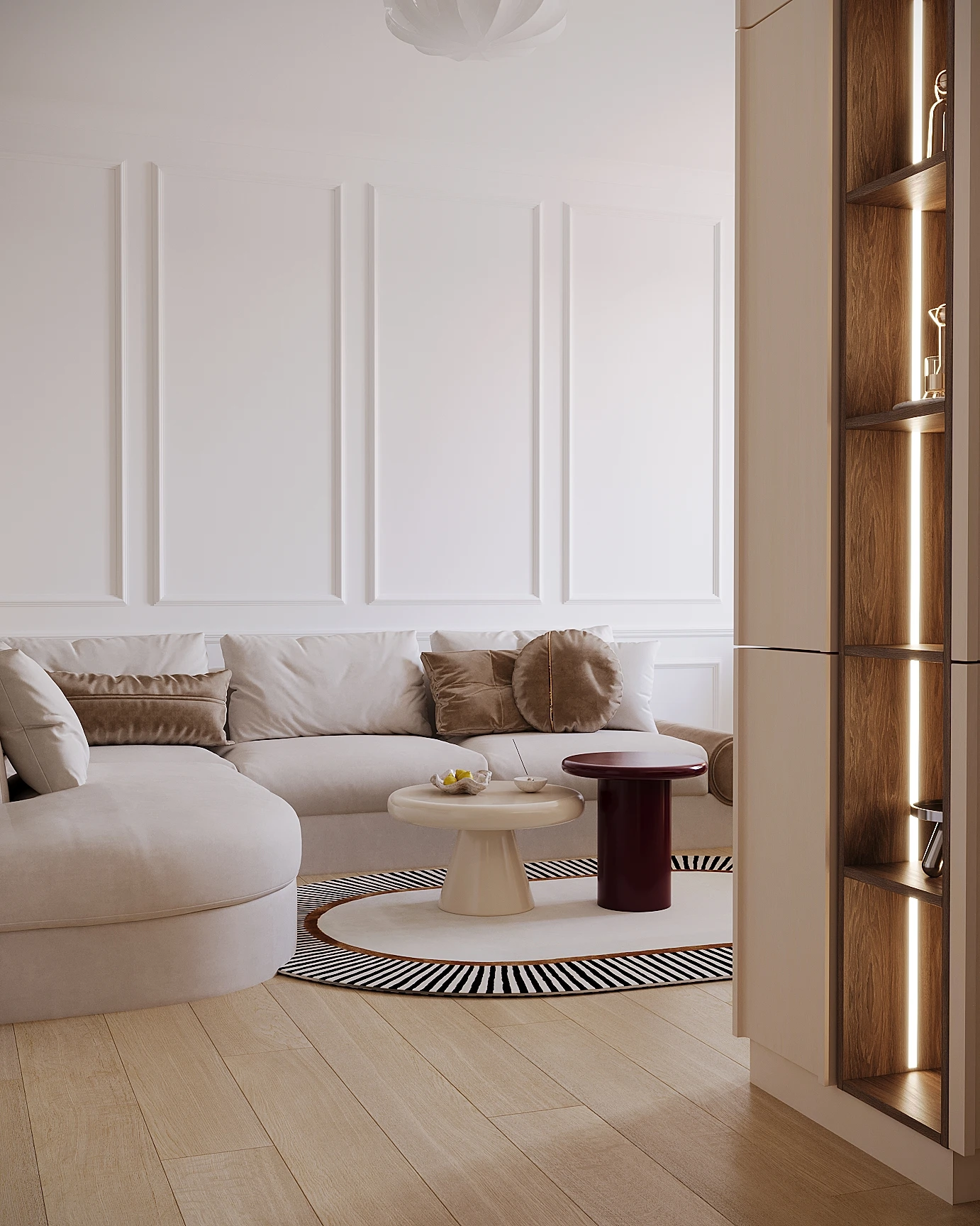 Les Fleurs Apartment interior, view 6