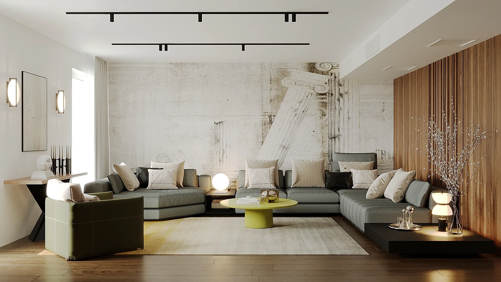 Sunday at 4 PM Apartment interior, view 1